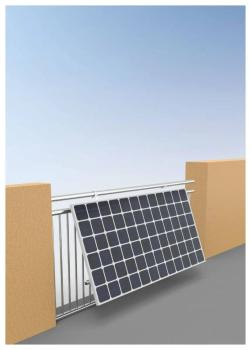 Balkonhalterun für PV-Module